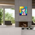 thumbnail image 4 of Epic Graffiti 'Pop Art Chihuahua 2' by Furbaby Affiliates, Canvas Wall Art, 26"x30", 4 of 8