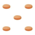 thumbnail image 1 of ZheElen Grippers Backing Stool Cushions – Stay In Place For Added Polyester Round Cushion Seat Covers Mild Waterproofing orange 5Set, 1 of 6