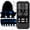 Double Hole One-to-Four Crown, variant on CNV Dual Channel Muscle Stimulator with Humanoid LCD Screen, 12 Modes Electronic Pulse Massager for Full Body Relaxation, Portable Wellness Tool with 8 Pads, Black