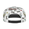 thumbnail image 4 of Daiia Cute French Bulldog print Flat Bill Hats Flat Brim Trucker Cap Baseball Cap Adjustable Classic Low Profile Hat Unconstructed Plain Cap, 4 of 9