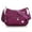 Purple, variant on Women Multi Pockets Crossbody Bag Waterproof Nylon Single Shoulder Bag Travel Purses Handbags, Purple