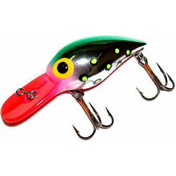 Brad's Wigglers Crank Bait, Metallic California Watermelon