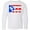 AA-White, variant on Inktastic Puerto Rico Flag in Text Long Sleeve Youth T-Shirt
