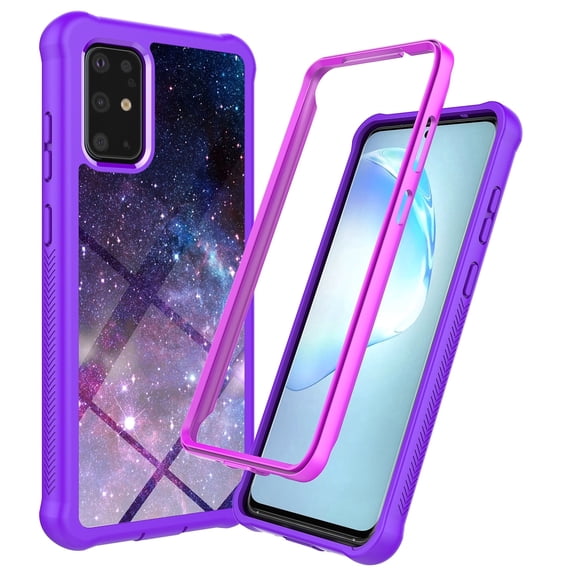 Samsung Galaxy S20 Plus Case, Rosebono Hybrid IMD Design Graphic Anti-Scratch Fashion Cute Colorful Silicone Skin Cover Armor Case for Samsung Galaxy S20 Plus (Stardust)