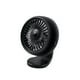 thumbnail image 3 of Riwesomey Mini ventilador eléctrico de ventilación de aire para coche con luz LED de colores, ventiladores de refrigeración ajustables silenciosos Paneles de instrumentos para automóviles Negro, 3 of 6
