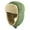 Green, variant on Women's Handmade Ear Warm Wool Cap Slouchy Knitted Hat Windproof Cold Sweat Protector Green One Size