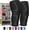 Black, variant on 2 Pack Knee Compression Sleeve, Joint Pain Relief Support Sleeve for Sports Recovery, Jet Black XL