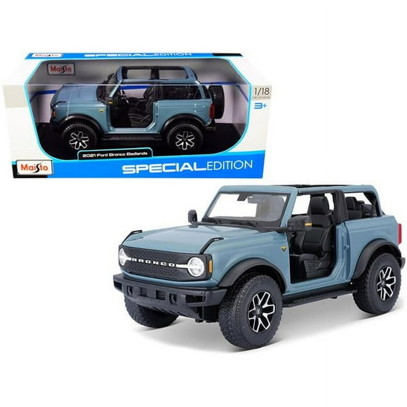 Maisto 31457bl Blue Special Edition 1 by 18 Diecast Model Car for 2021 Ford Bronco Badlands