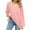 Pink., variant on Akafmk Womens Long Sleeve Maternity Tops,Women's Maternity Hatless V Neck Solid Color Long Sleeve Fashion Hoodie Warm Fitted Base Layer Winter Fall Pregnancy Tops