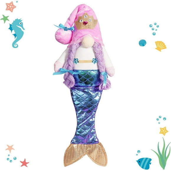 Mermaid Doll for Girls, Soft Mermaid Doll for Girls,Cute Dolls Mermaid Doll - Cute Dolls, Mermaid Princess with Sequin Tail, Faceless Doll Plush, Mermaid Toys