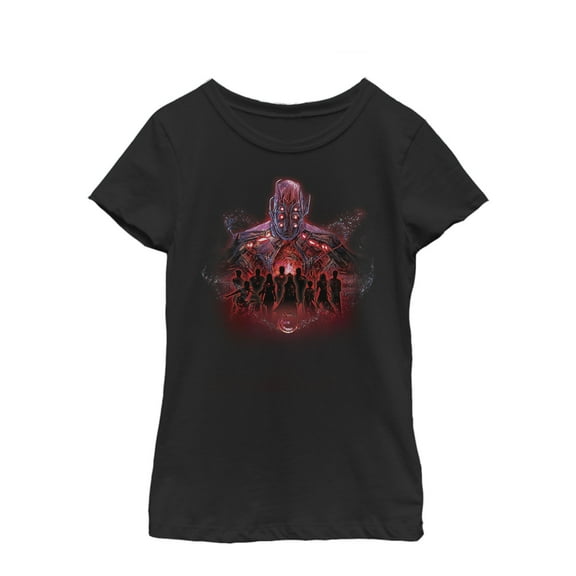 Girl's Marvel Eternals Kro Group  Graphic Tee Black X Large