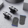 thumbnail image 4 of 1 Set Mobile Game Triggers Mobile Phone Game Controllers Controllers with Game Finger Gloves, 4 of 4