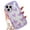 Purple, variant on OOK for iPhone 14 Pro Max Case, Cute Clear Love Butterfly Pattern Curly White Wave Frame Shape Wavy Soft TPU Shockproof Protective Phone Cover for Women Girl, White
