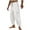 White, variant on Amvlyk Athletic Pants for Men Elastic Waist Solid Drawstring Loose Running Pants with Pockets Fashion Sports Activewear Hiking Pants Breathable Basketball Tennis Workout Pants for Walking Gym