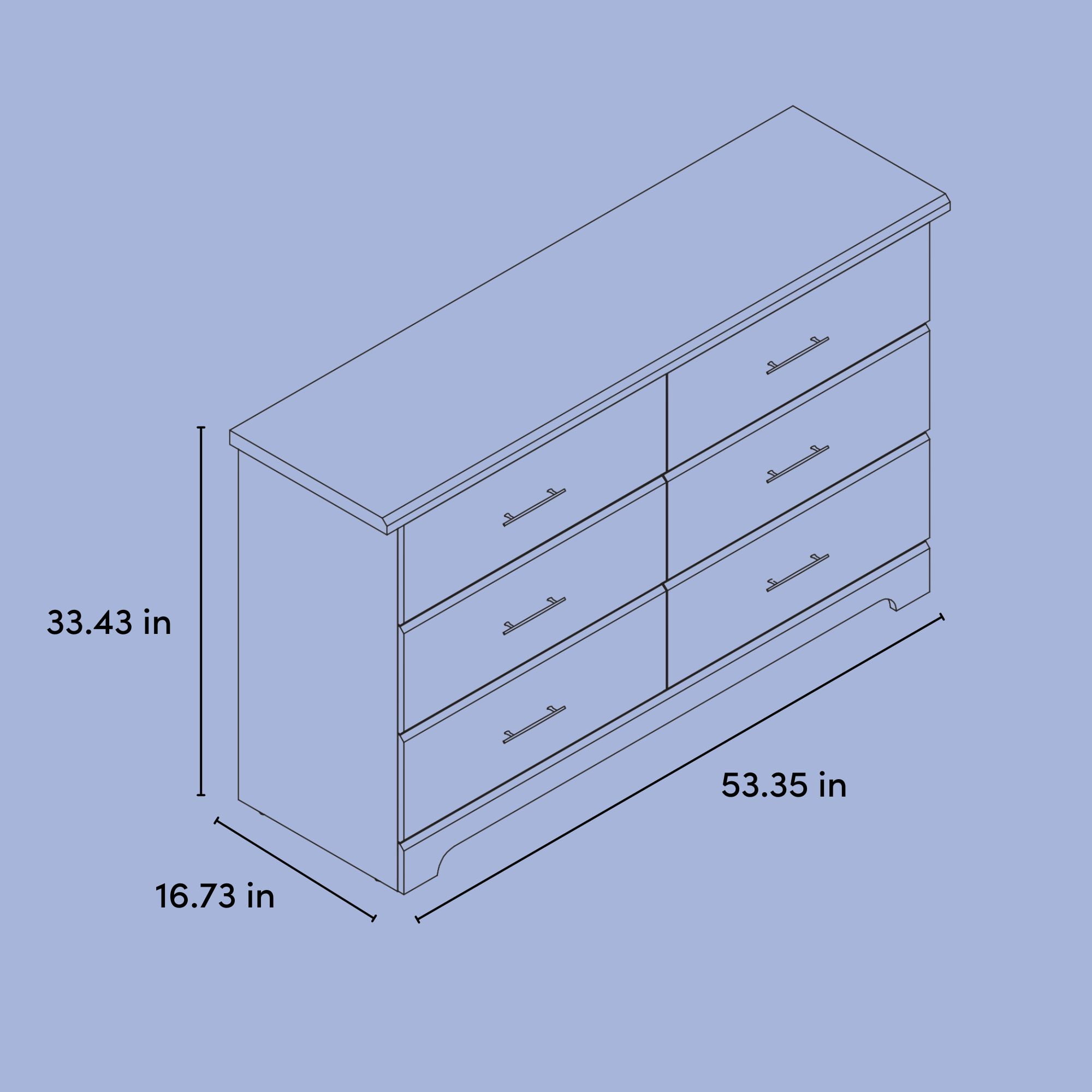 Storkcraft Brookside 6-Drawer Double Dresser