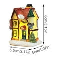 thumbnail image 3 of CMrtew Christmas Village Set with Lights Winter Village Houses Lightweight Resin Houses with LED Snowy Cottage Collection for Mantel & Tabletop Decor, 3 of 8