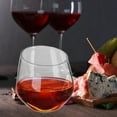 thumbnail image 2 of Soimiss Transparent Glass Wine Cup Stylish Comfortable Touch for Party Use, 2 of 8