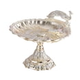 thumbnail image 3 of Frutero decorativo sobre pedestal, decoración de mesa de metal, plato de postre, cuenco S Astilla, 3 of 9