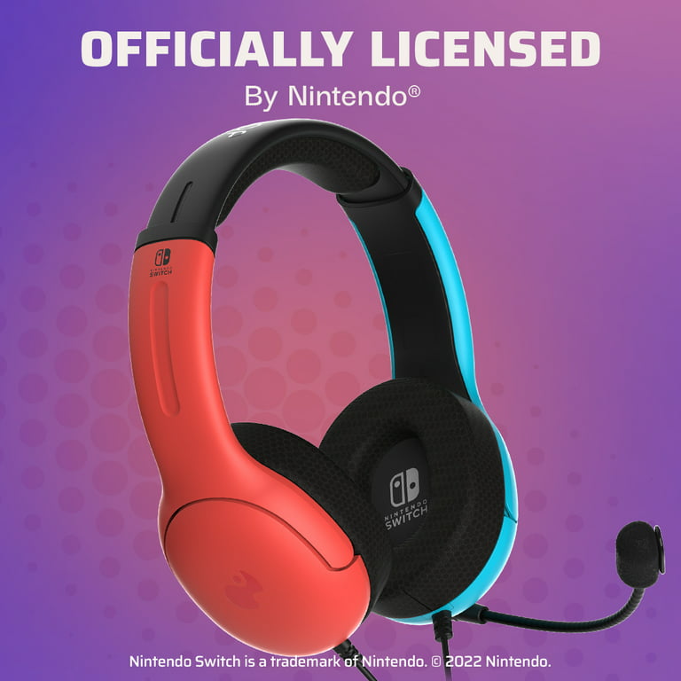 PDP Gaming AIRLITE Stereo Headset with Mic for Nintendo Switch/Switch  Lite/OLED - Wired Power Noise Cancelling Microphone, Lightweight, Soft  Comfort