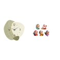 thumbnail image 1 of Reloj de pared,Reloj de pared silencioso,reloj de pared nórdico,decoración para el hogar,Relojes decorativos para pared,oficina,aula y hogar,Figura de escritorio,Figura de Dios de la Fortuna, 1 of 8