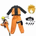 thumbnail image 2 of Disfraz de Uzumaki Akatsuki para niños y niñas, chaqueta, pantalones, diadema, peluca, accesorios, uniforme infantil, disfraz de Kunai para Halloween, 2 of 5