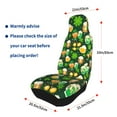 thumbnail image 4 of Sikiie St Patrick's Day10 Car Seat Protector 2 Pack Car Seat Cushion Mat, Car Seat Covers for SUV, Truck, Van, 4 of 7