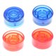 thumbnail image 1 of 4 Unids Tapa de Protección para Guitarra Sunnimix Casquillo del Clavo del Pie del Efecto de la Guitarra Azul + Rojo, 1 of 8