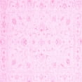 thumbnail image 1 of Ahgly Company Indoor Square Oriental Pink Traditional Area Rugs, 3' Square, 1 of 4