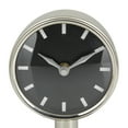 thumbnail image 5 of DecMode 7" Silver Stainless Steel Small Clock, 5 of 8