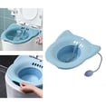 thumbnail image 4 of Asiento de inodoro de con lavabo de atención de silla con inodoro para tratamiento de perineo perineal pacientes ancianos mujeres , Azul2, 4 of 8