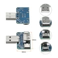 thumbnail image 2 of 10Pcs 4Pin USB Adapter Board Micro Type-C Male to Female Sockets  Adapter Board, 2 of 4