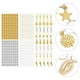 thumbnail image 3 of 1 Set / 305pcs Cuentas de trenzas de pelo de cabello Joyas Cabello Cabello Anillo Anillo Colgante Suministro, 3 of 5