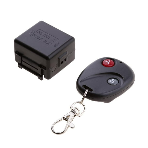 Interruptor Transmisor de lámpara Momentáneo DC 12V 1CH 433MHz Inalámbrico Con Receptor perfecl Control remoto inalámbrico