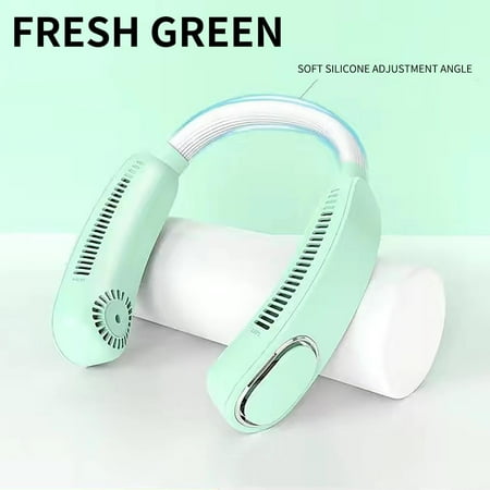 

Tuphregyow Fan For Office Bedroom Kitchen Usb New Neck Hanging Fan Ultra-Silent Neck Hanging Outdoor Fan Portable Rechargeable Leafless Neck Hanging Fan