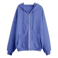thumbnail image 5 of XXWXYD Kids Zip Up Hoodie Cozy Cotton-Polyester Sweatshirt Long Sleeve Jacket with Pockets Winter Fall Outerwear, 5 of 6