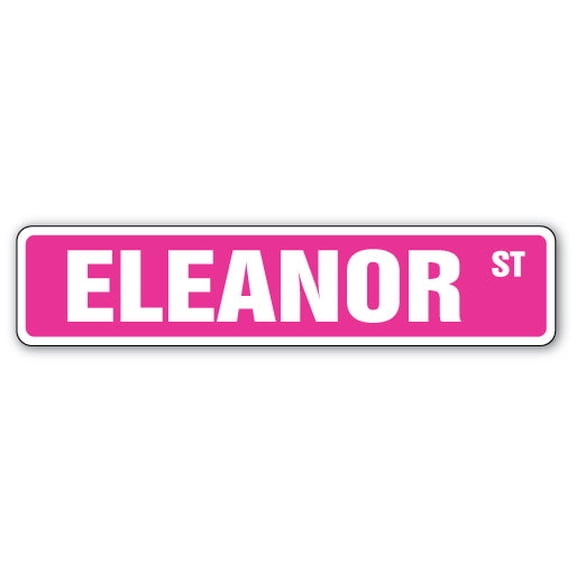 ELEANOR Street Sign Childrens Name Room Sign | Indoor/Outdoor |  24" Wide
