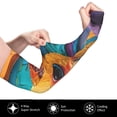 thumbnail image 2 of Balery Colorful Textured Chihuahua Mangas Refrescantes para Brazos para Hombre y Mujer – Transpirables y Absorbentes de Humedad para Mujeres, Hombres y Niños, 2 of 7