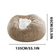 thumbnail image 3 of Cubierta de sofá suave, acolchada, de terciopelo, gran circular para sala, dormitorio, oficina, hogar, decoración, sin relleno, 135cmx65cm, resistente, lavable, fácil de instalar, para, 3 of 7