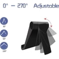 thumbnail image 3 of Phone Stand, Foldable Pocket-Size Cellphone Holder for 4~7.9' iPhone, 1 Pack (Black), 3 of 4