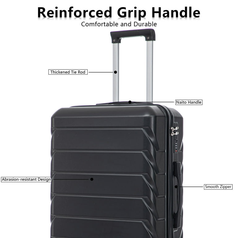 Luggage Sets 3 Piece(20/24/28), Expandable Carry On Suitcase with