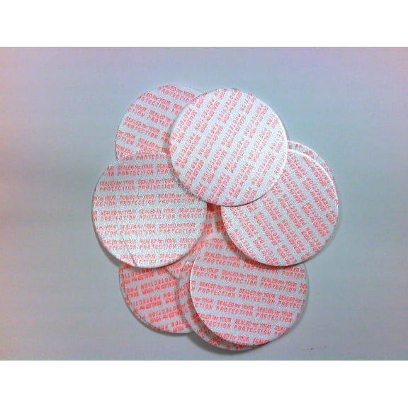 Tamper Evident Foam Pressure Bottle & Jar Seals 43 mm 100 Pack