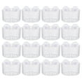thumbnail image 3 of 16 Pcs Tasse d'Alimentation pour Insectes Rouges d'Aquarium Distributeur de Nourriture Transparent, 3 of 8