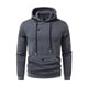 thumbnail image 5 of pstuiky camisa de manga larga para hombre, Sudadera con capucha y bolsillo de manga larga para hombre, informal, con botones y colores sólidos camisetas de hombre xxl, 5 of 9