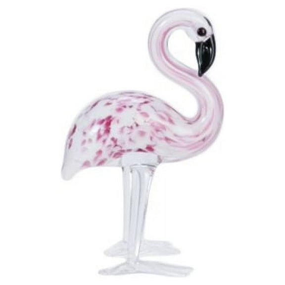 Beachcombers SS-BCS-02911 Tiny Speckled Flamingo Glass Multi