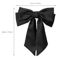 thumbnail image 3 of OULII Hair Clip Bow Bow Ribbon Hair Clip Cloth Black 1Pcs Any Occasion, 3 of 7