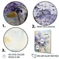 thumbnail image 3 of Designart "Dreams Of Pastel Lilacs In Purple And Gold" Lilacs Floater Framed Canvas Prints, 3 of 5