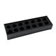 thumbnail image 1 of Jarrón de flores rectangular de acrílico negro largo para oficina y sala de estar 35x10x6.5cm 14 Hoyos, 1 of 9