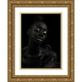thumbnail image 1 of Levi, Avshalom 14x18 Gold Ornate Wood Framed with Double Matting Museum Art Print Titled - Gold And Black 6, 1 of 4