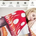 thumbnail image 3 of ONETECH  Mushroom Blanket - Soft Mushroom Throw Blanket,Mushroom Gifts for Women,Teens,Baby,Cute Mushroom Bedding Stuff,Mushroom Home Decor,Mushroom Blanket Throw,Vintage, 3 of 6