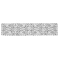 thumbnail image 3 of MKHERT white floral gray Table Runner for Kitchen Wedding Party Home Decor 16x72 inch, 3 of 4